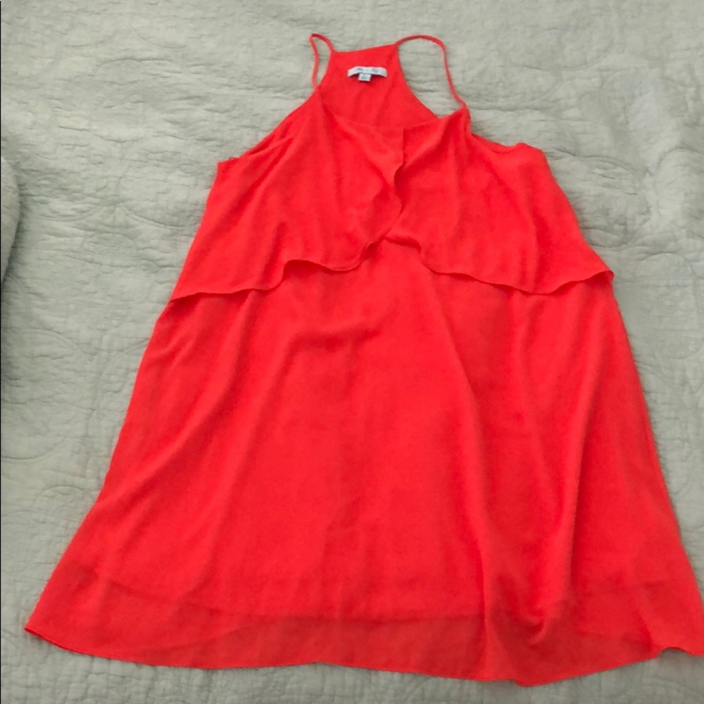 Coral Racerback Dress - Picture 2 of 4